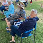 Kings County Supervisor Joe Neves and spouse Kathy enjoy the evening.